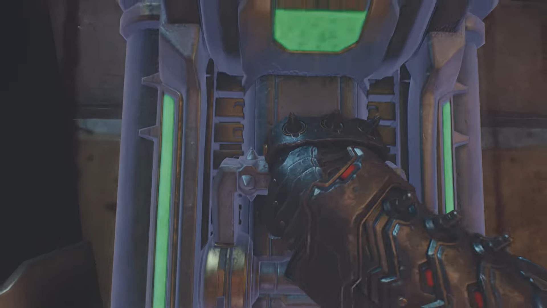 Pull the lever to open the door and reach the upper region of Hebeth (Image via Sportskeeda Gaming/Bethesda Softworks)